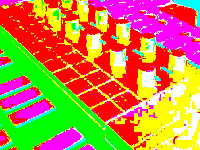 high contrast pop art