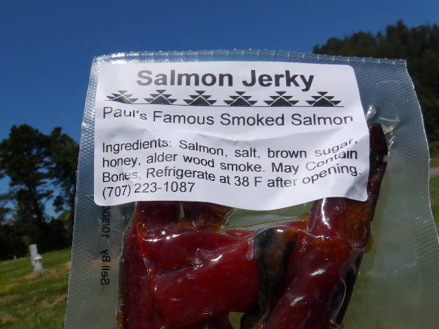 package of paul's famous salmon jerky