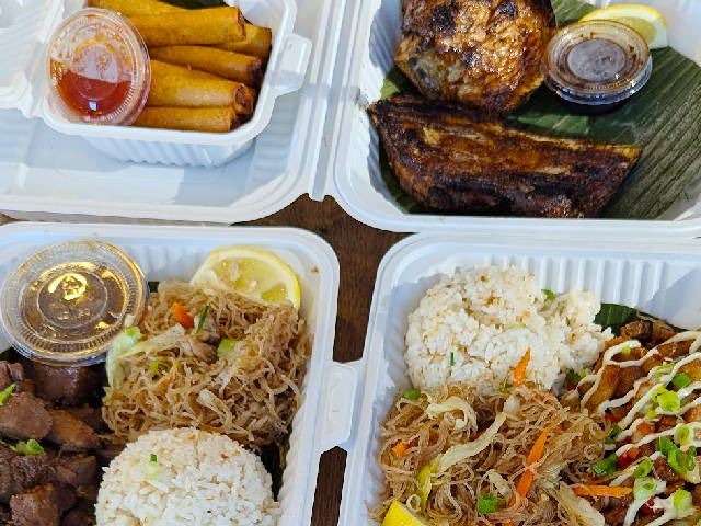 a tempting assortment of filipino grilled foods